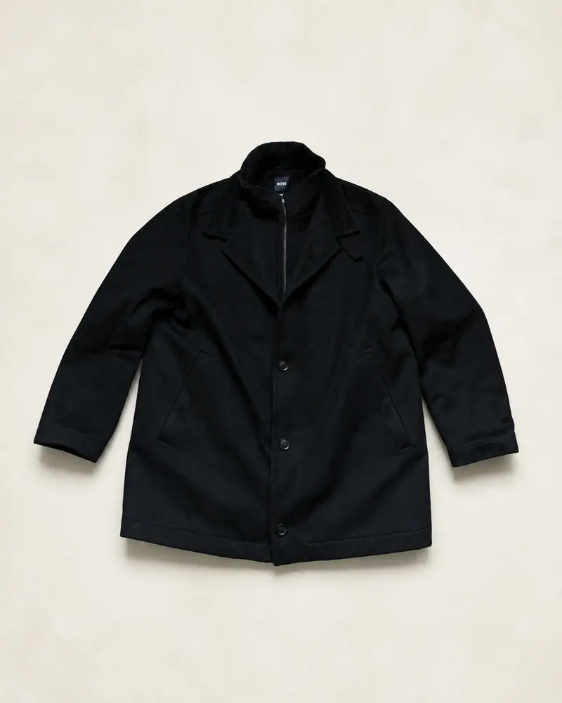 Hugo Boss — Black Coat, Unworn