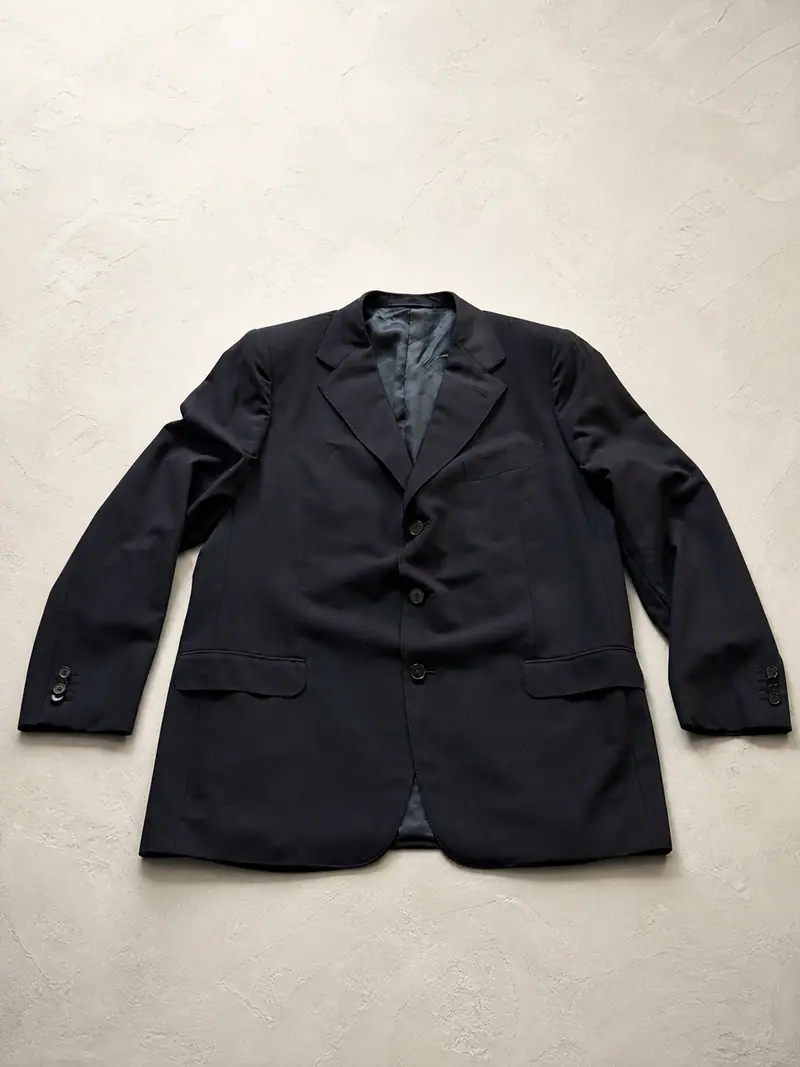 Ermenegildo Zegna — Blazer Oversize Azul Oscuro
