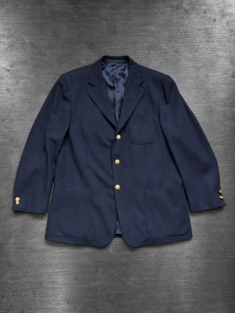 Burberry London · Blazer negro botones dorados