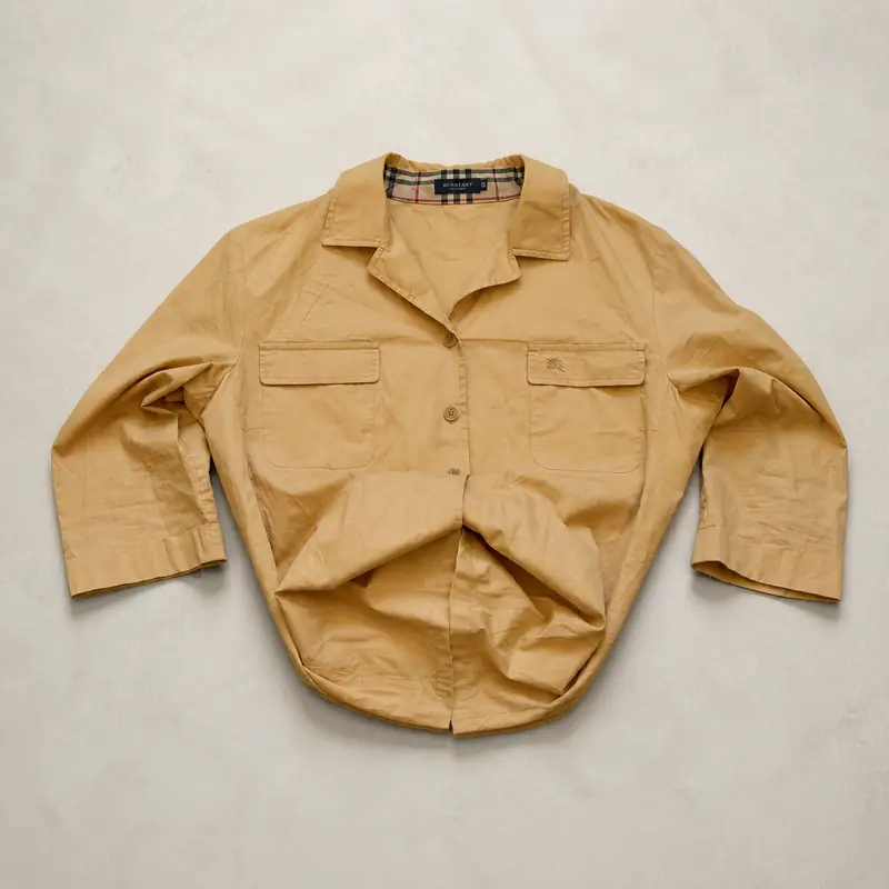Burberry — Butter Yellow Overshirt