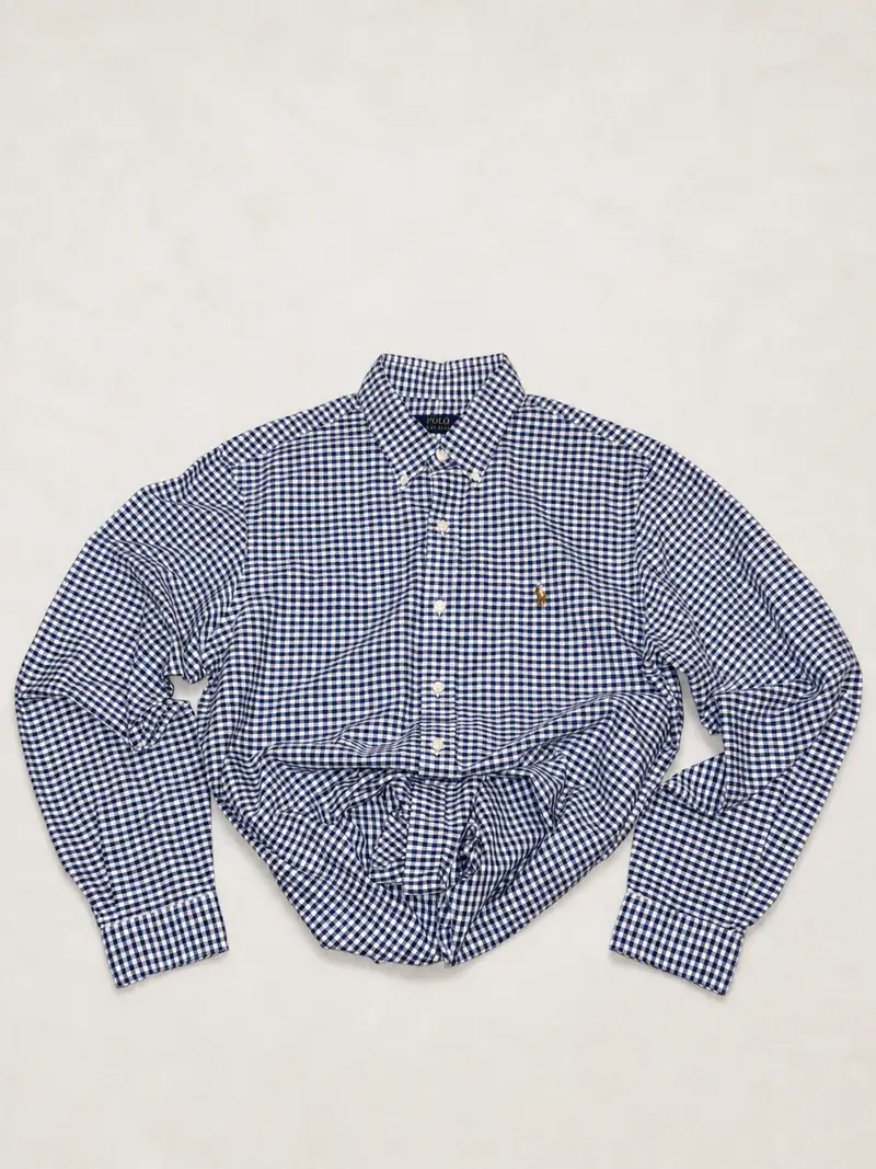 Polo Ralph Lauren — Navy Gingham Shirt