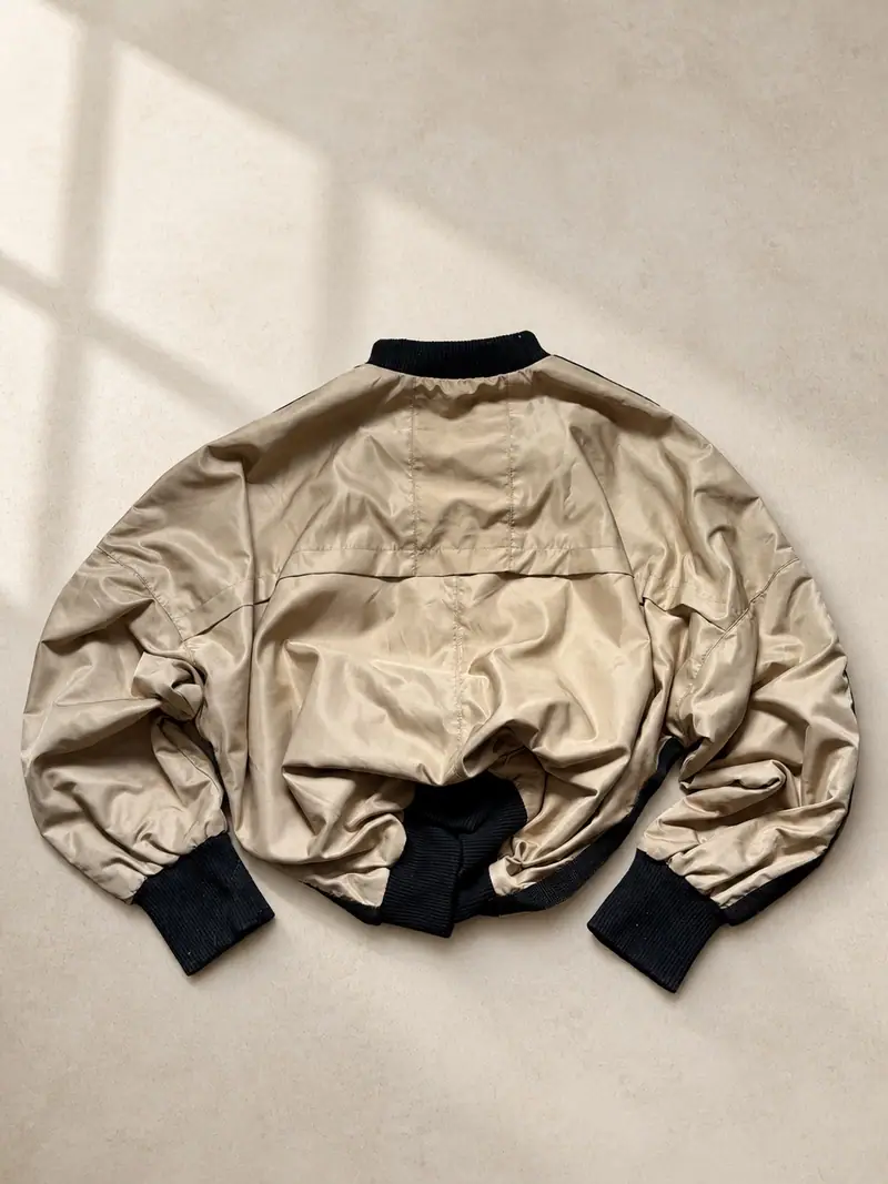 Daniel Patrick — Beige Bomber Black Trim