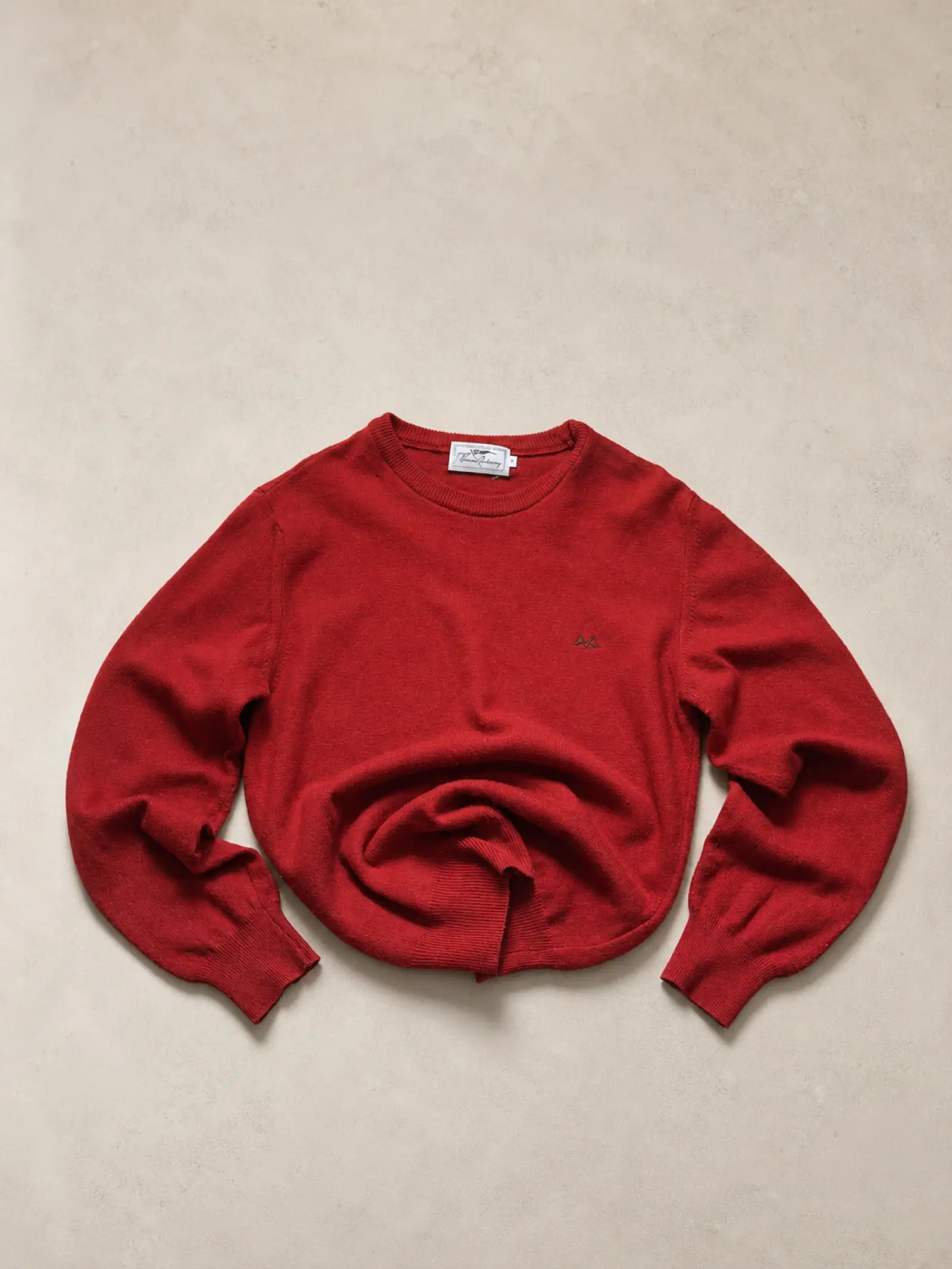 Thomas Burberry — Red Crewneck Jumper
