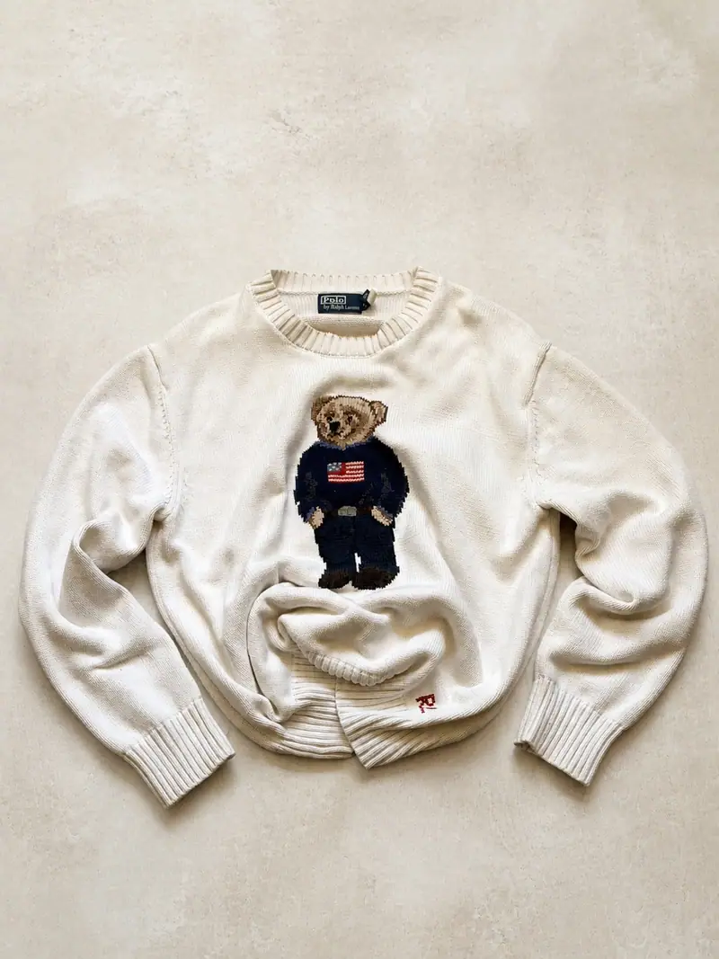 Ralph Lauren — Polo Bear USA Flag Jumper
