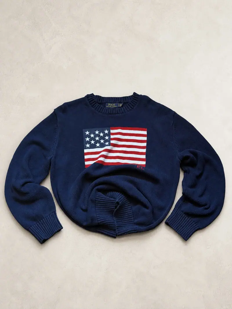 Polo Ralph Lauren — Navy Flag Sweater