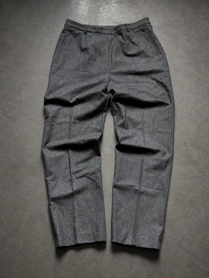 Burberry London — Vintage Grey Wool Trousers