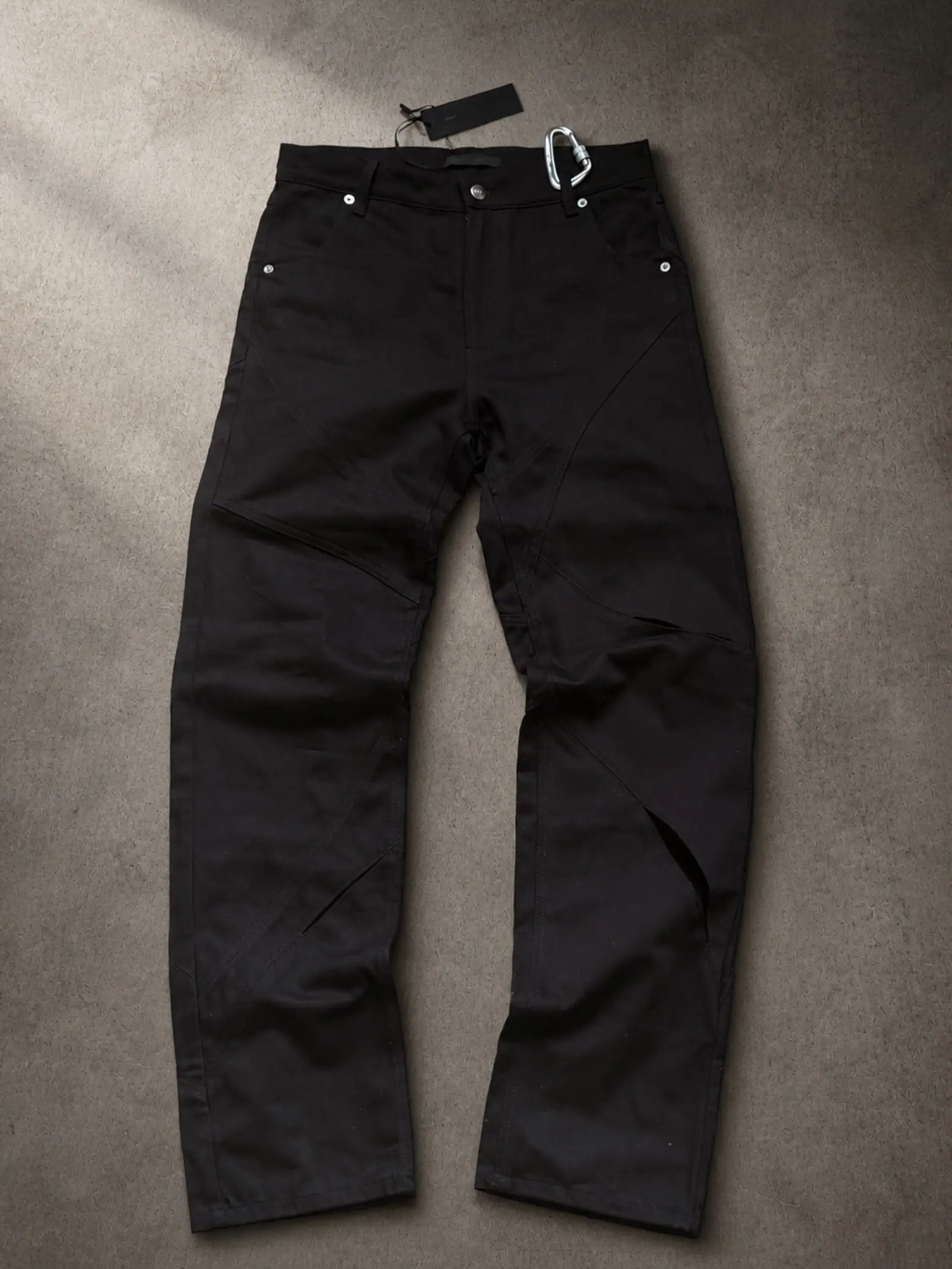 Heliot Emil — Obscure Denim Trouser negro
