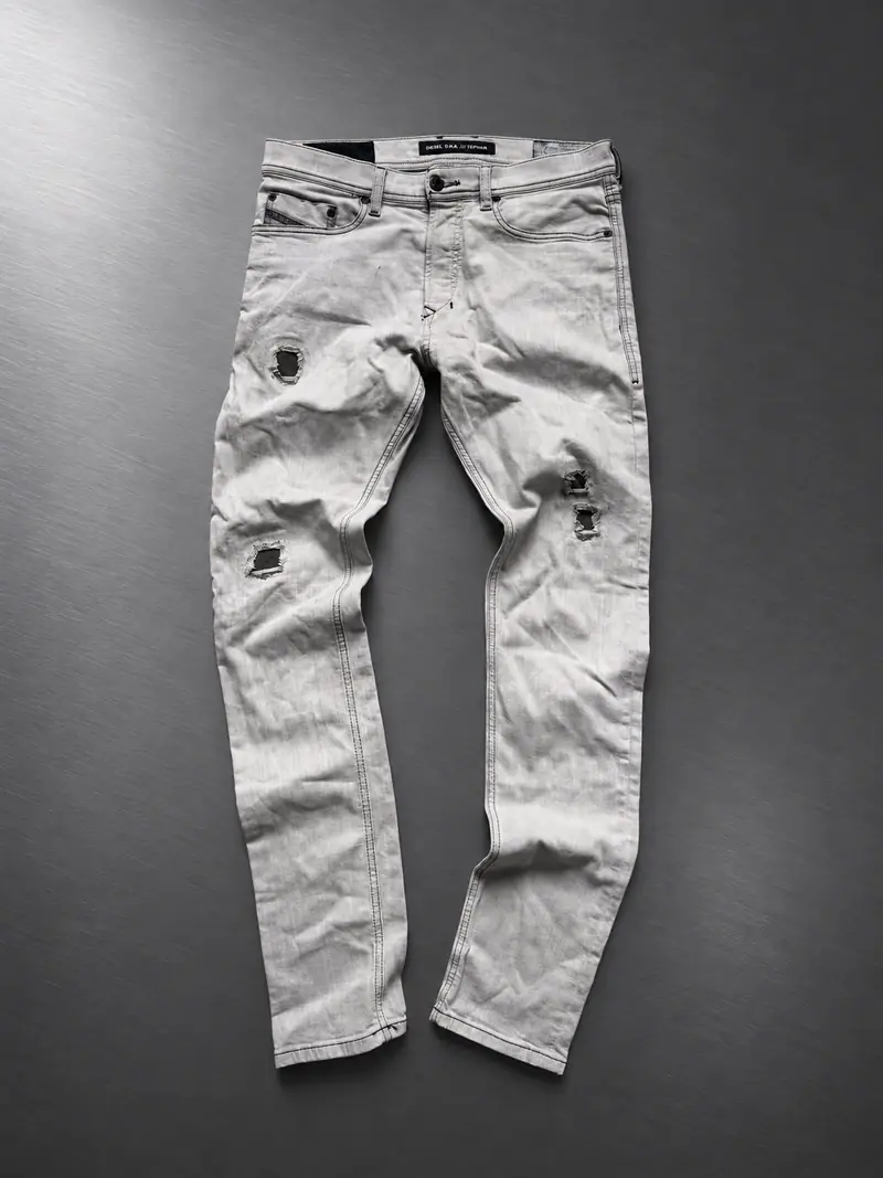 Vaquero Diesel Tepphar gris roto talla 30