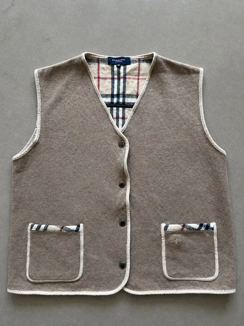 Burberry London Beige Waistcoat